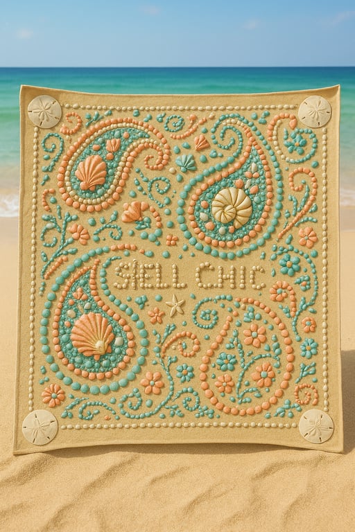 Seashell Paisley Delight