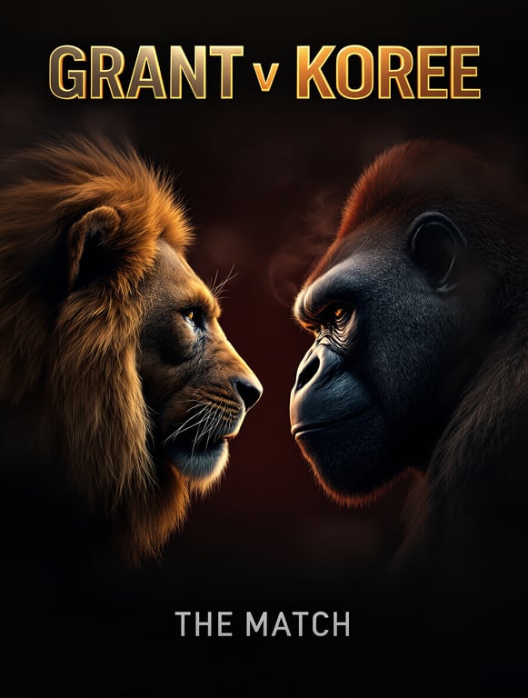 GRANT v KOREE: THE MATCH