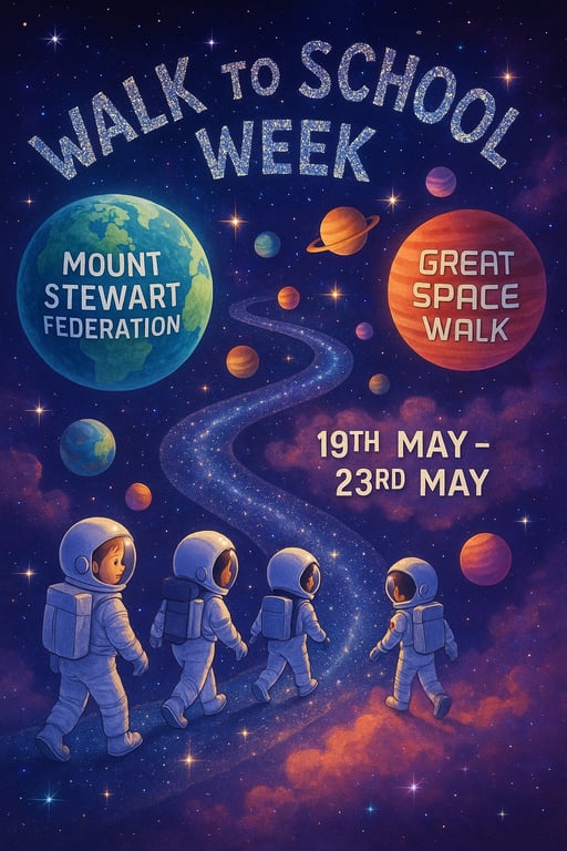 Step into Space: Walk to School Week!