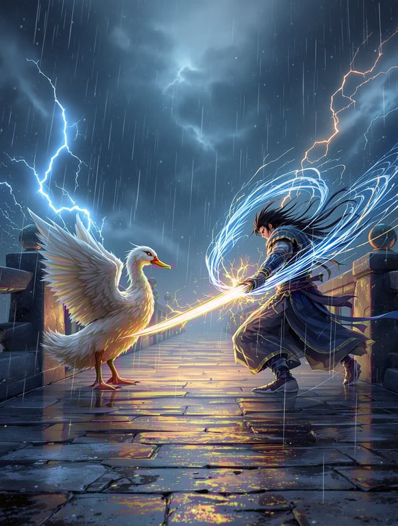 Feathered Fury: Yasuo's Duck Duel