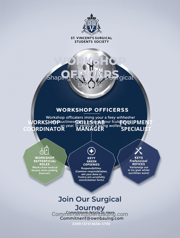 Join the St Vincent's Surgical Students' Society as a Workshop Officer!