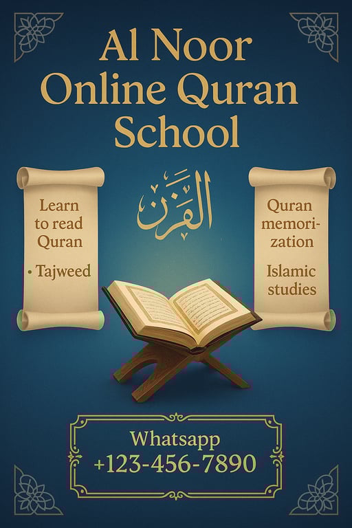 Illuminate Your Faith: Join Al Noor Quran School