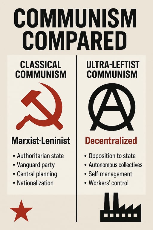 Revolutionary Divide: Classical vs. Ultra-Leftist Communism