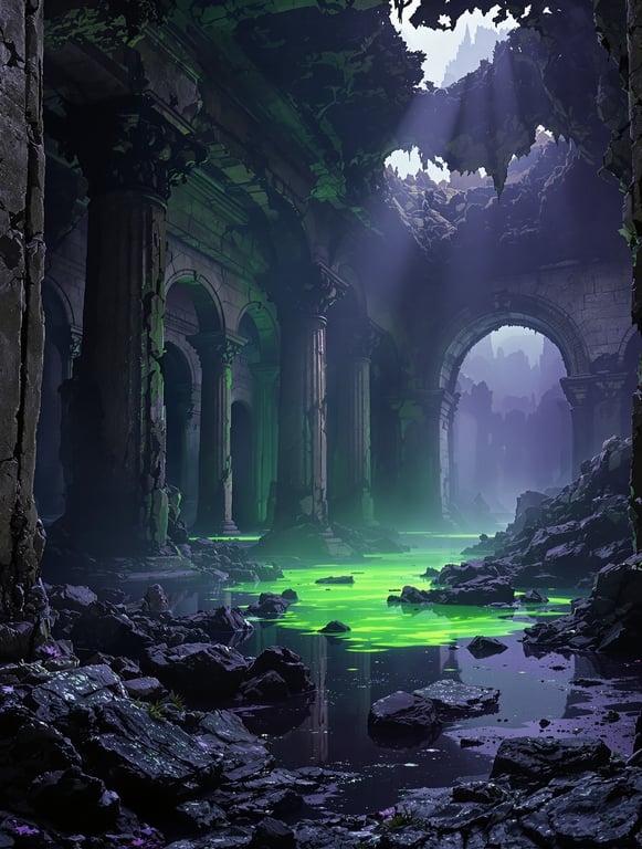 Toxic Echoes: Ruins of the Fallen