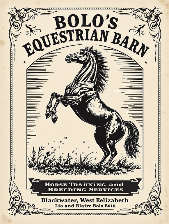 Bolo's Equestrian Barn - Horse Training & Breeding Services