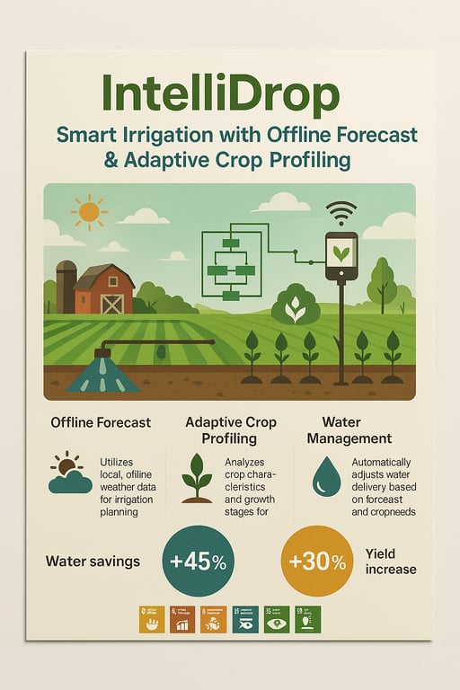 IntelliDrop: Revolutionizing Irrigation with AI and Sustainability