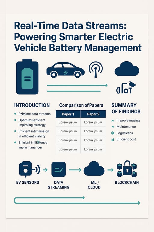 Harnessing Real-Time Data: Next-Gen Electric Vehicle Battery Management