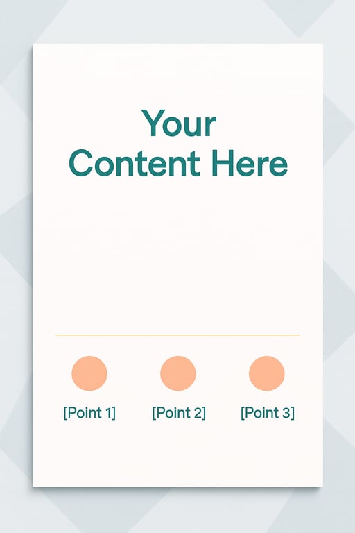 Sleek and Bright: The Informative Template