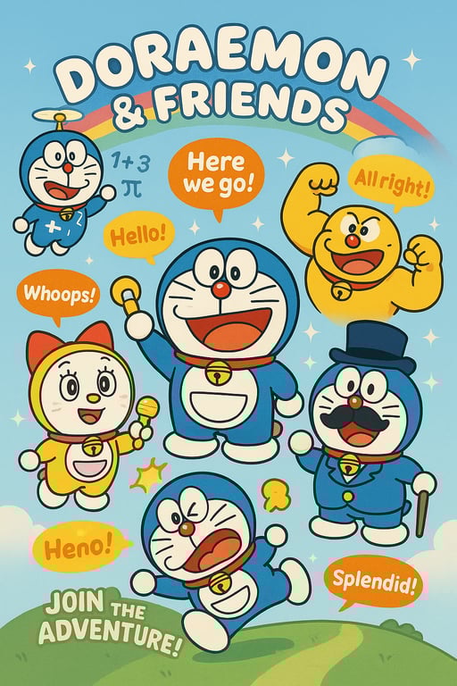 Doraemon and Friends: A Whimsical Adventure