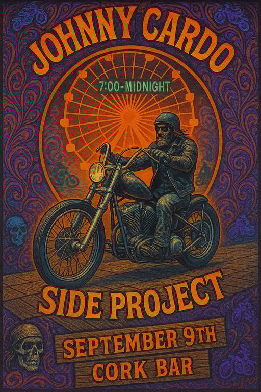 JOHNNY CARDO: SIDE PROJECT ROCKS CORK BAR