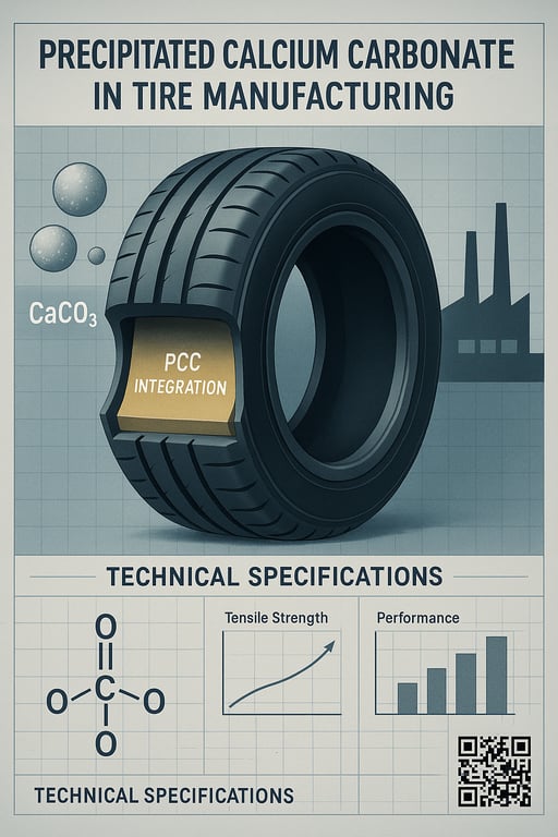 Revolutionizing Tires: The Role of Precipitated Calcium Carbonate Fillers