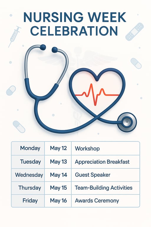 Nurses' Week Celebrations: A Feast of Knowledge and Connection!