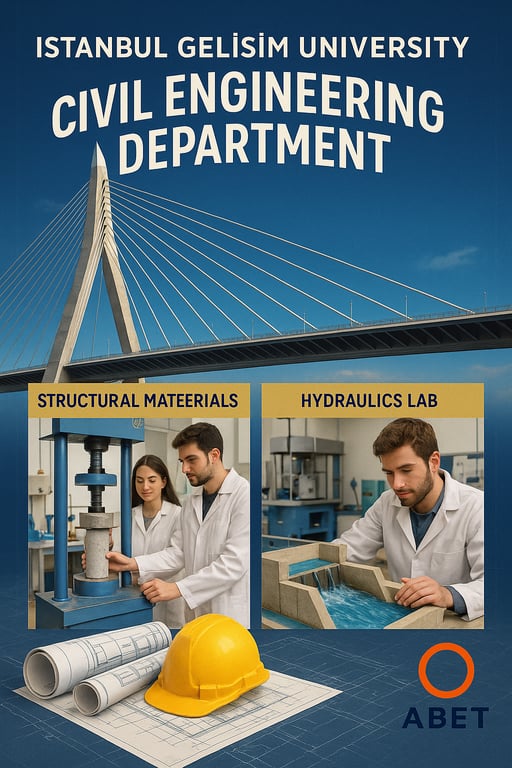 Welcome to the Civil Engineering Department at Istanbul Gelisim University!