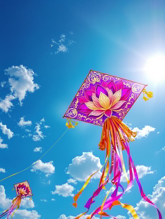 Kite of Colors: Embracing the Sky