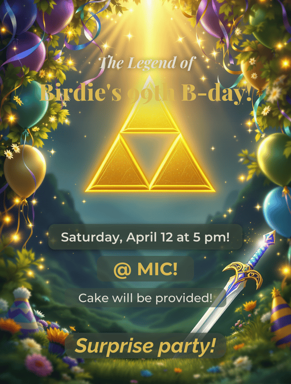 Zelda’s Epic Birthday Bash: Level 99!