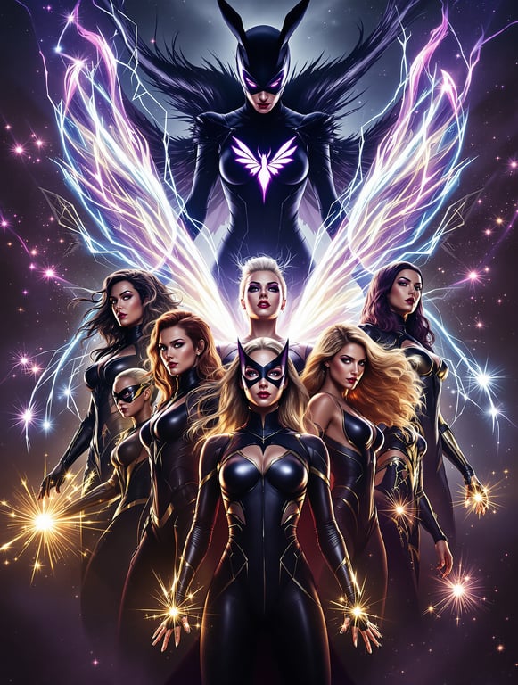Epic Showdown of Miraculous Heroes and Villains