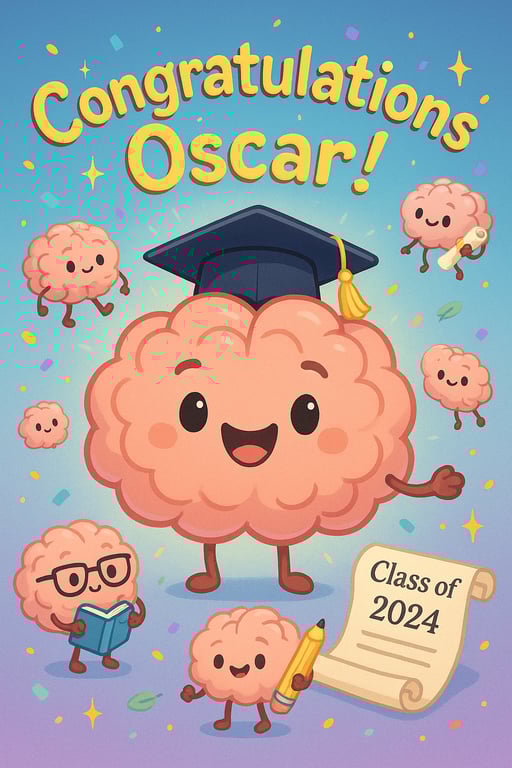 Congrats, Oscar! Brainy Excellence Awaits!