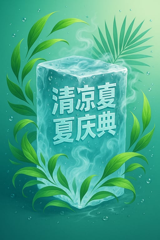 绿色夏日清凉盛会