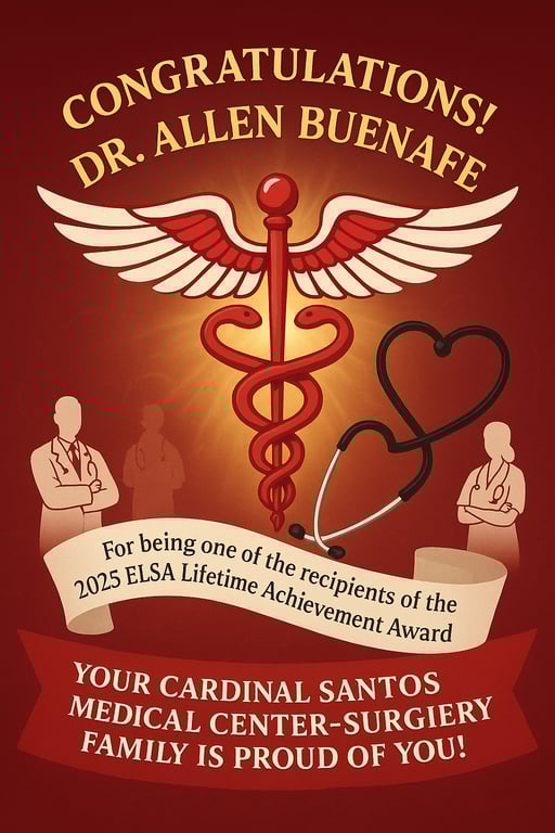 Celebrating Excellence: Dr. Allen Buenafe's Achievement