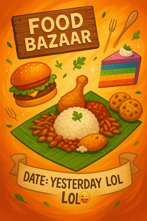 Flavor Fiesta: A Food Bazaar Extravaganza!