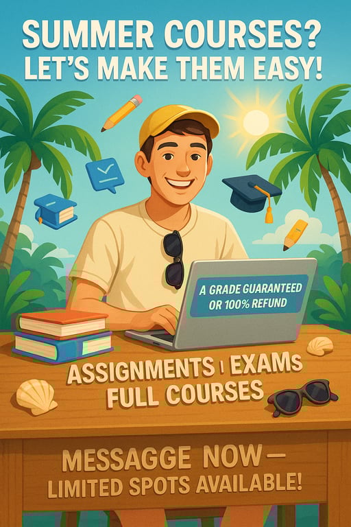 Make Your Summer Studies Shine!