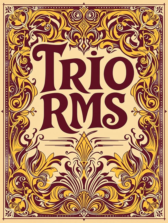 Trio RMS Vintage Concert Poster