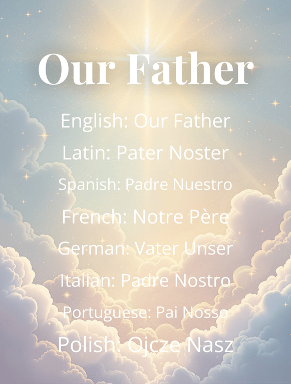 Universal Faith: Our Father Across Languages