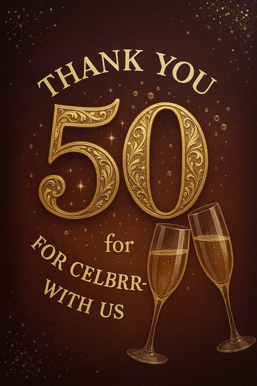 Cheers to 50 Years!