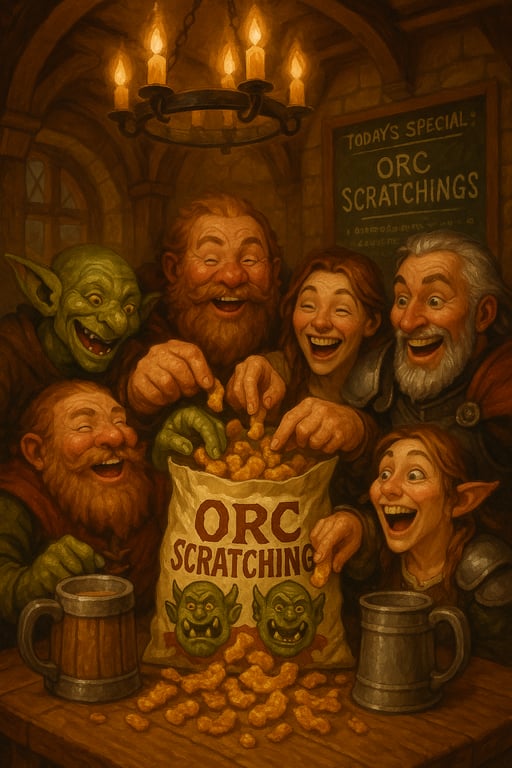 Orc Scratchings: A Snack Fit for Heroes!