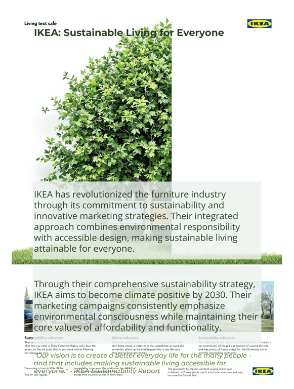 IKEA: Crafting a Sustainable Future