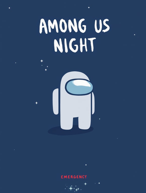 Among Us Night Poster