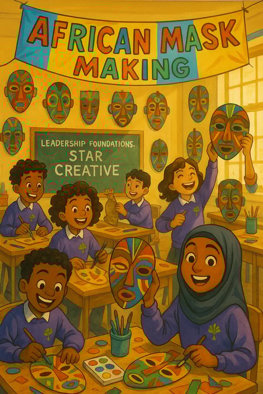 Creative Unity: African Mask Making Extravaganza