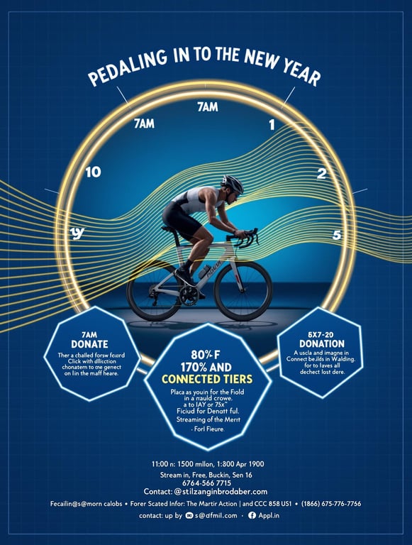 Pedaling Into the New Year: 24-Hour Indoor Cycling Challenge