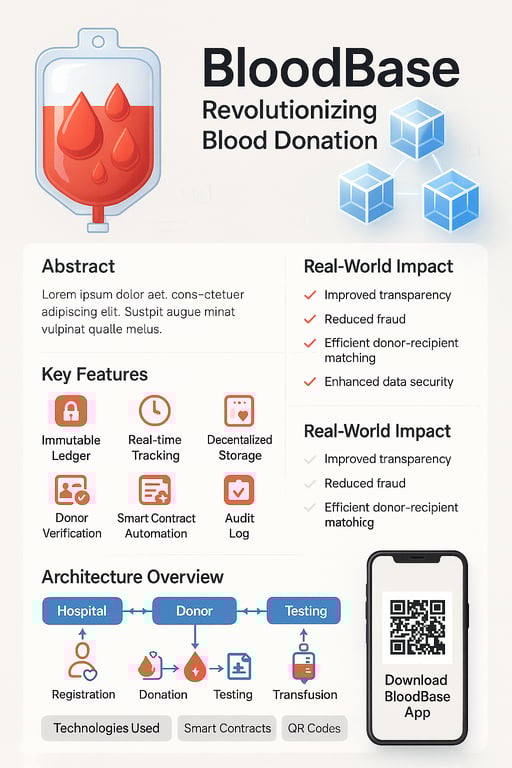 BloodBase: Revolutionizing Blood Donation with Blockchain