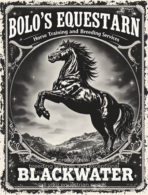 Bolo's Equestrian Barn: A Vintage Advertisement