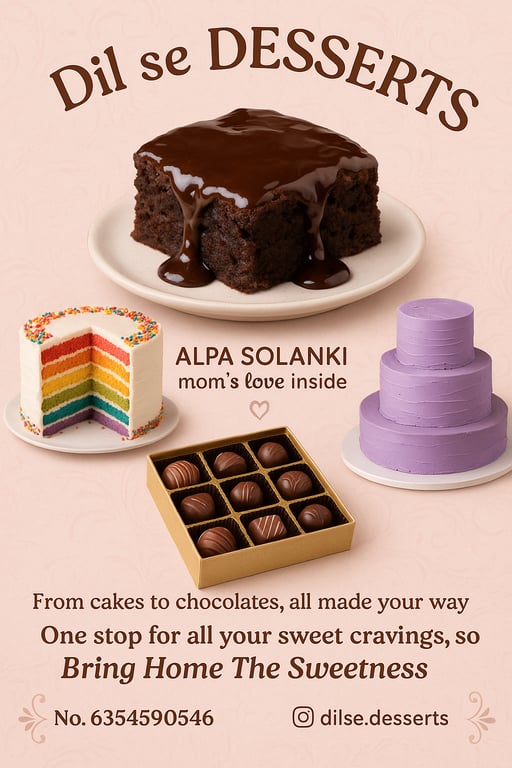 Sweeten Your Day with Dil se DESSERTS