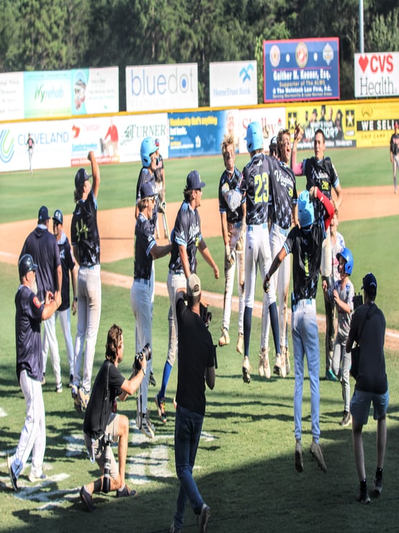 Victory Celebration in Baseball
