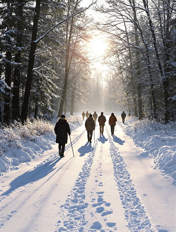 Serene Winter Nature Walk