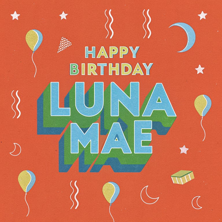 Birthday Blast: Celebrating Luna Mae!