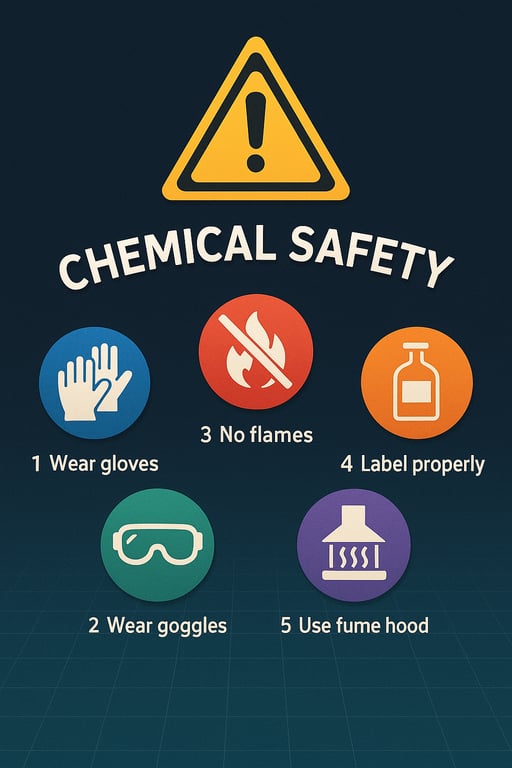Lab Safety - Chemical Safety Posters