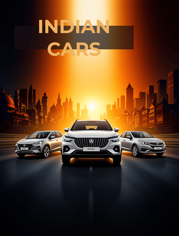 Dramatic Showcase of Indian Cars