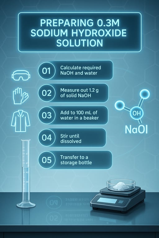 Crafting Your Sodium Hydroxide Solution: A Step-by-Step Guide