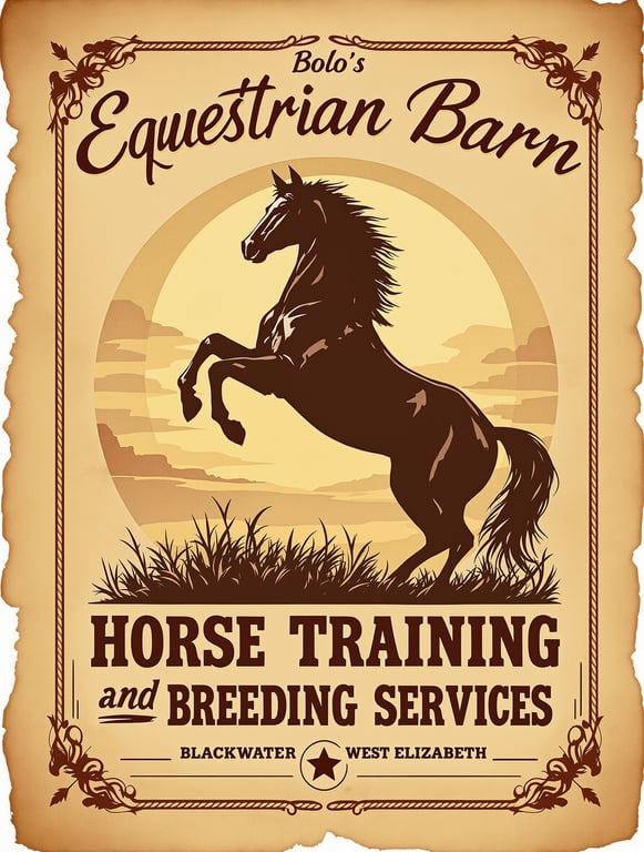 Bolo's Equestrian Barn - Training & Breeding Services