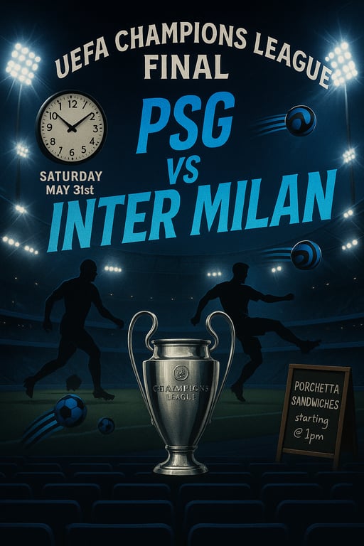 Champions Clash: PSG vs Inter Milan Watch Party!
