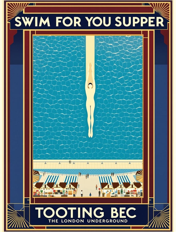 Swim for Your Supper: An Art Deco Journey