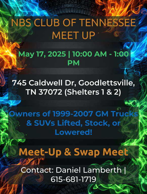 NBS Club of Tennessee: Truckin' Meetup Madness!