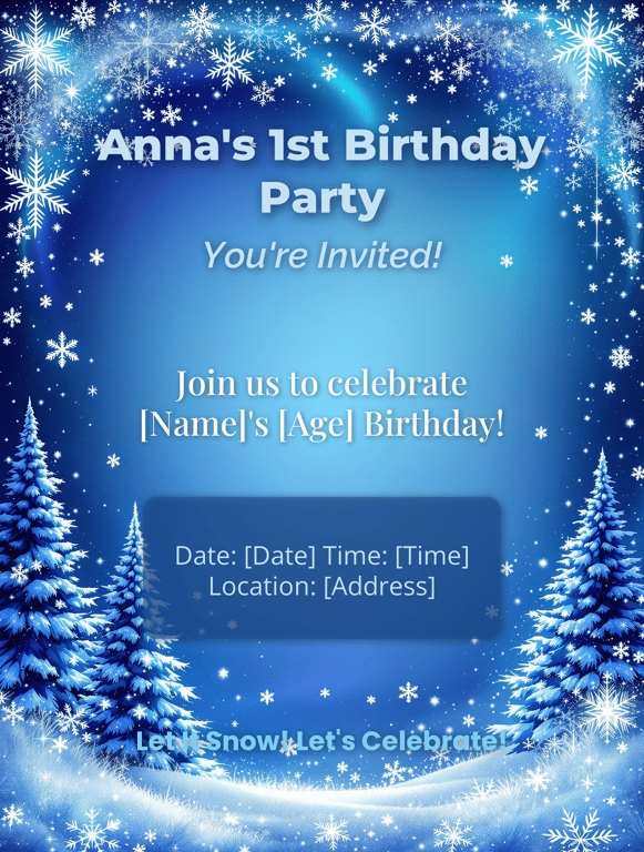 Chill Out with a Frozen Birthday Bash!