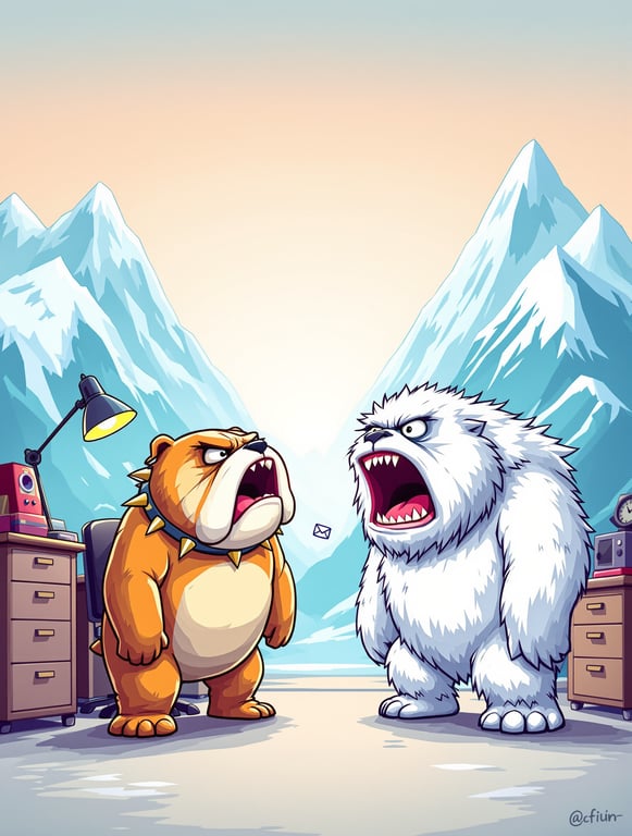 Email Alert: Bulldog vs. Yeti!