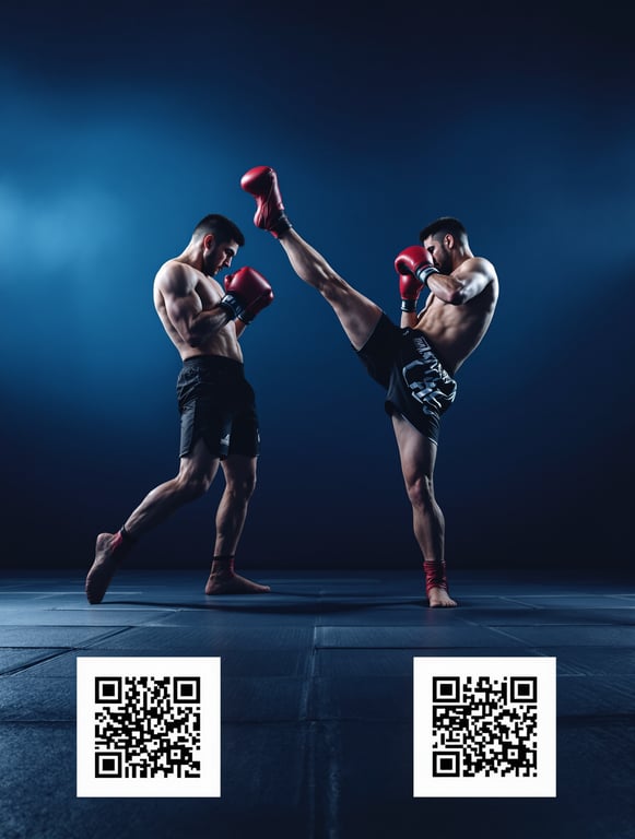 Thai Boxing Practice Session