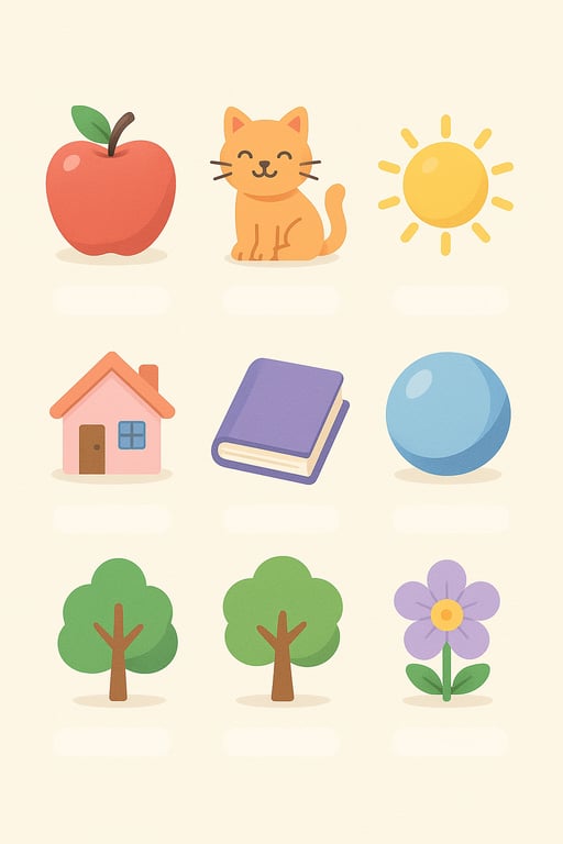 Colorful Wonders: Learn Everyday Objects in Every Language!